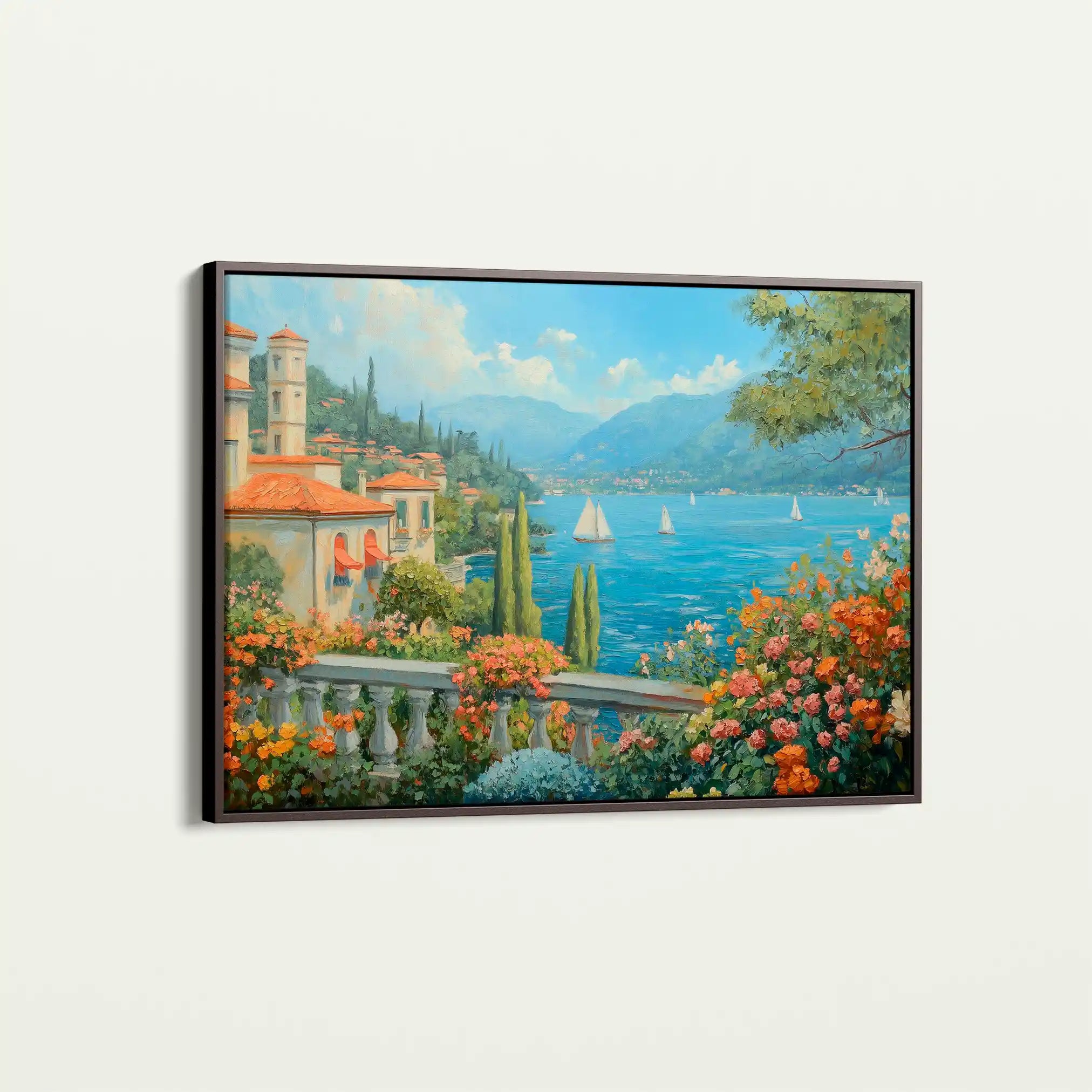 Landscape 197 Canvas Art 60 x 40 cm / Black