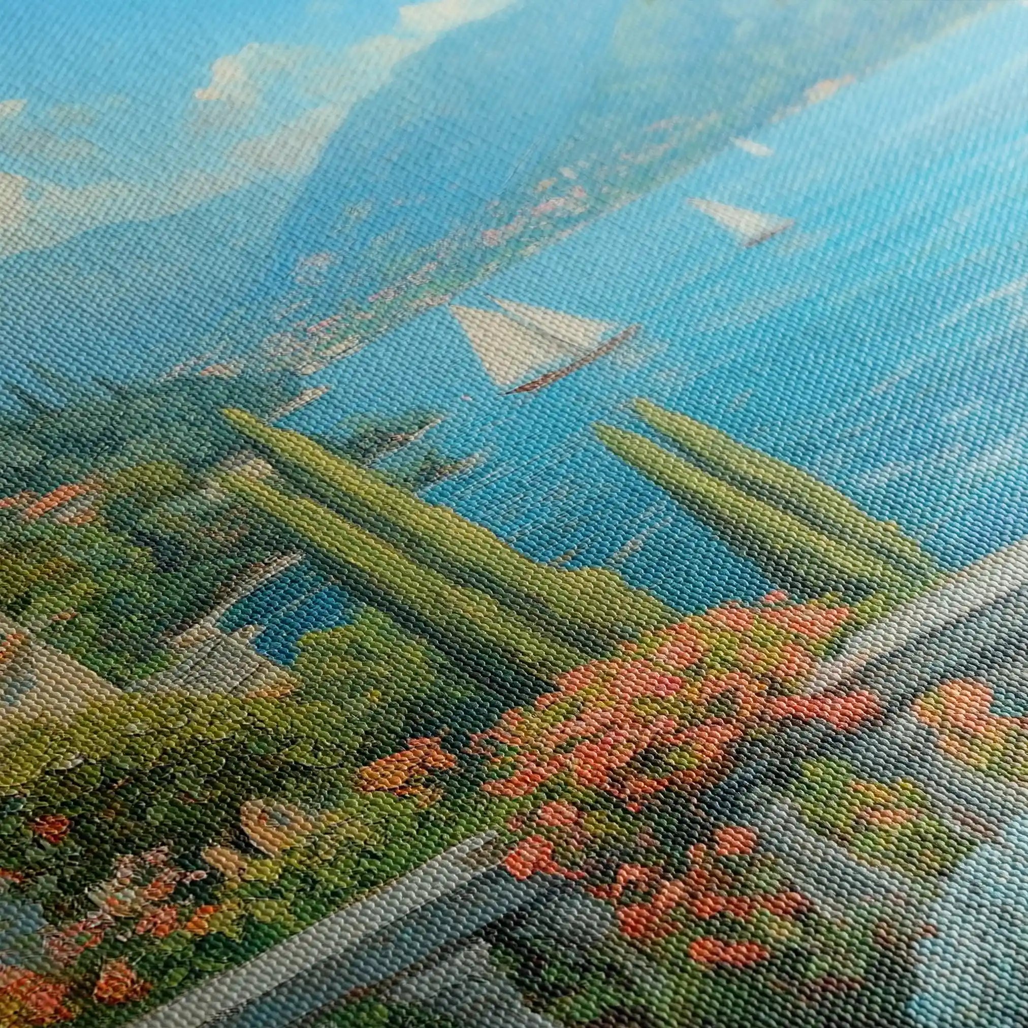 Landscape 197 Canvas Art 60 x 40 cm / Black