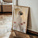 Portrait 197 Canvas Art 18" x 24" / 45 x 60 cm / Black