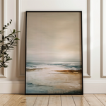 Abstract 1970 Canvas Art 18" x 24" / 45 x 60 cm / Black