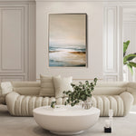 Abstract 1970 Canvas Art 18" x 24" / 45 x 60 cm / Black
