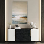 Abstract 1970 Canvas Art 18" x 24" / 45 x 60 cm / Black