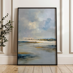 Abstract 1971 Canvas Art 18" x 24" / 45 x 60 cm / Black