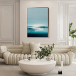 Abstract 1973 Canvas Art 18" x 24" / 45 x 60 cm / Black