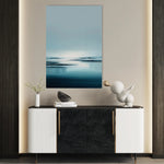Abstract 1973 Canvas Art 18" x 24" / 45 x 60 cm / Black