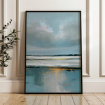 Abstract 1974 Canvas Art 18" x 24" / 45 x 60 cm / Black