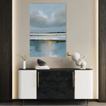 Abstract 1974 Canvas Art 18" x 24" / 45 x 60 cm / Black