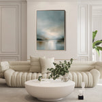 Abstract 1976 Canvas Art 18" x 24" / 45 x 60 cm / Black