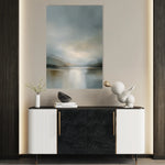 Abstract 1976 Canvas Art 18" x 24" / 45 x 60 cm / Black