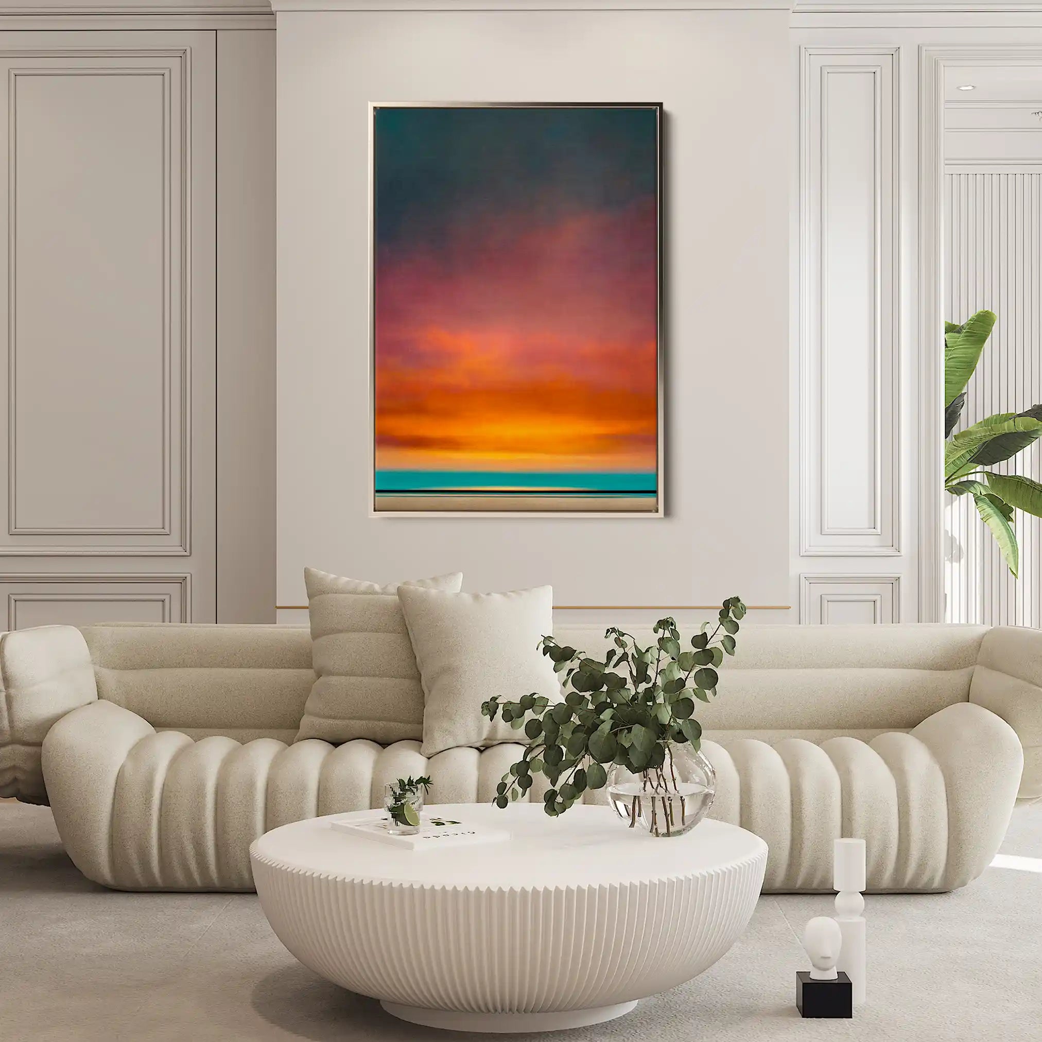 Abstract 1978 Canvas Art 60 x 40 cm / Black