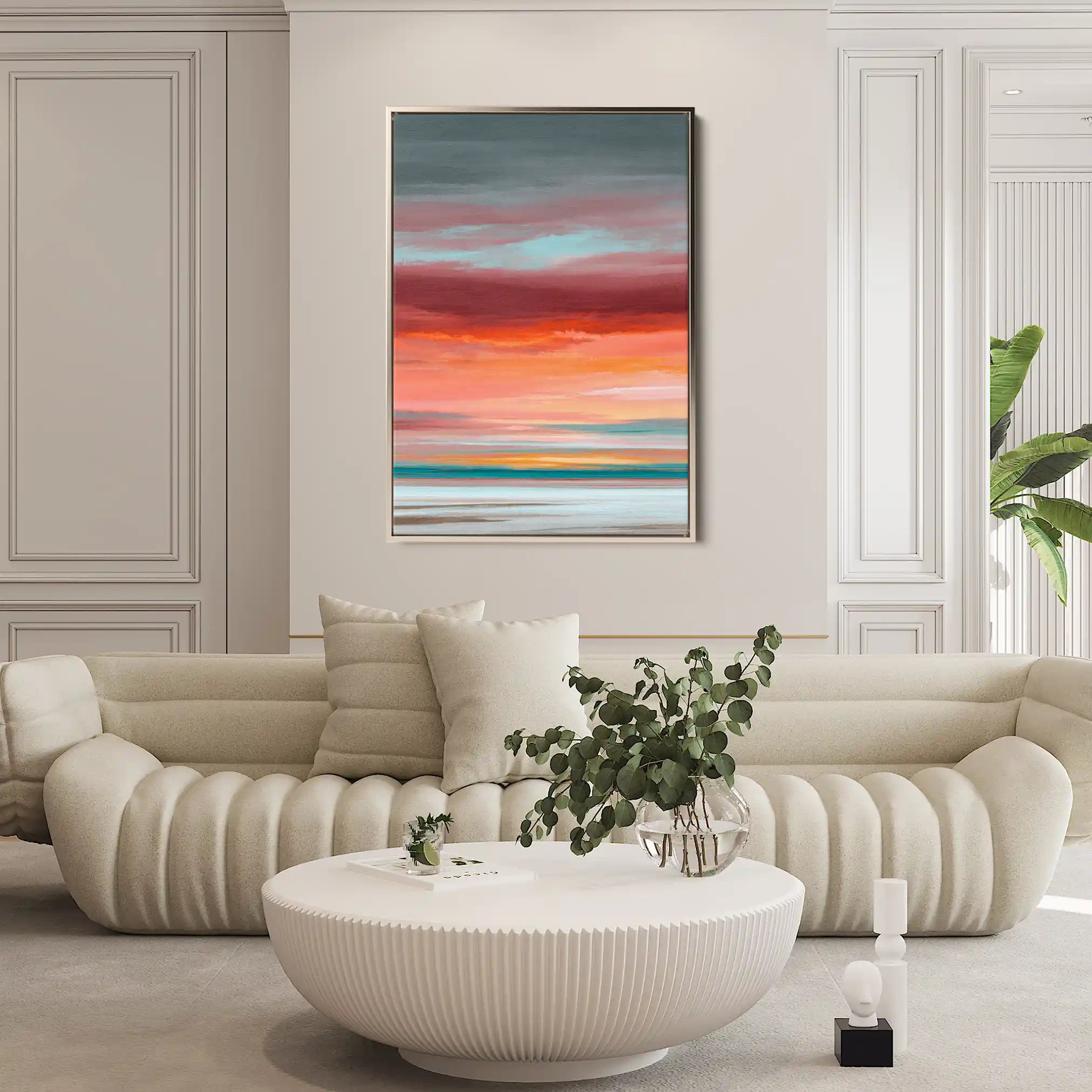 Abstract 1979 Canvas Art 60 x 40 cm / Black