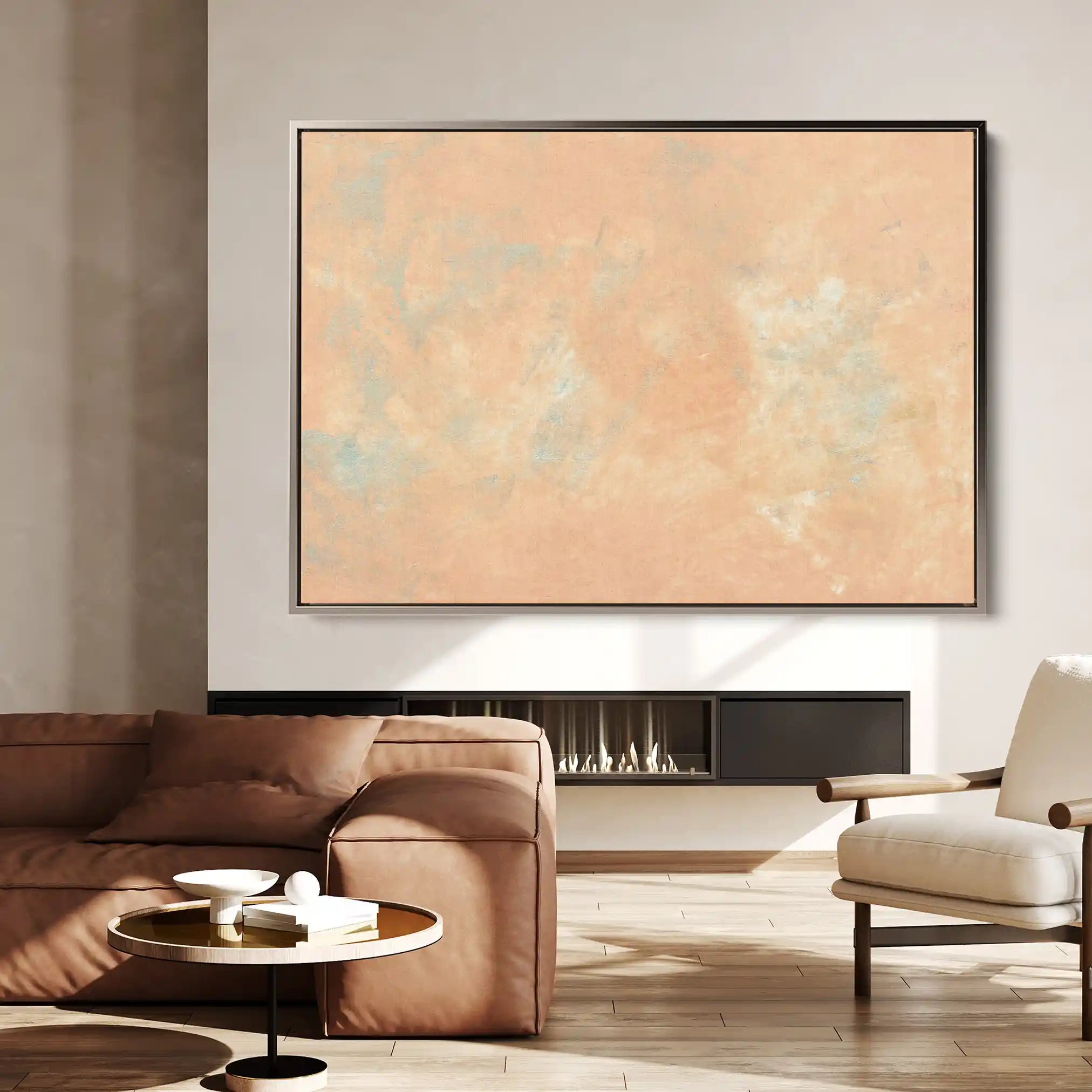 Abstract 198 Canvas Art 18" x 24" / 45 x 60 cm / Black