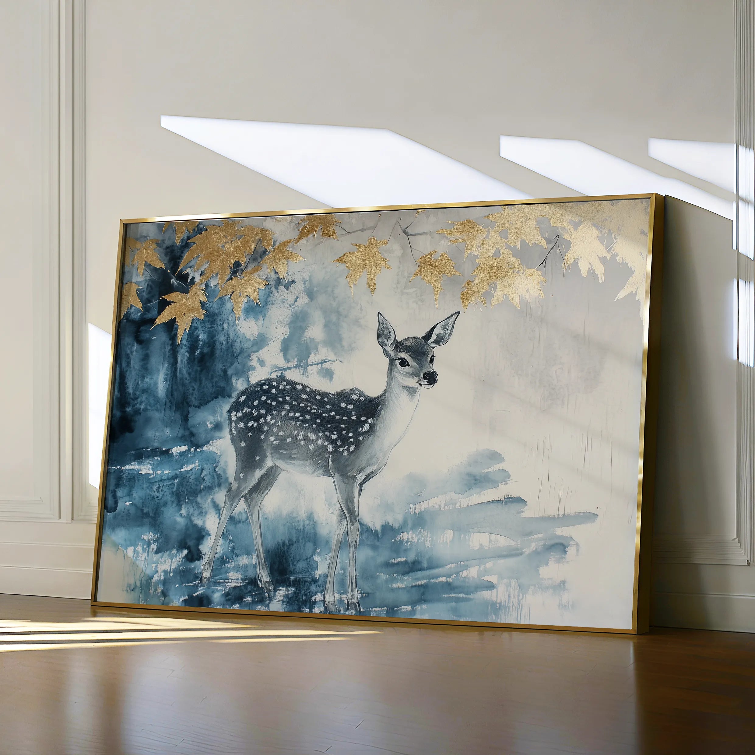 Animals 198 Canvas Art 18" x 24" / 45 x 60 cm / Black