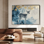 Animals 198 Canvas Art 18" x 24" / 45 x 60 cm / Black