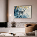 Animals 198 Canvas Art 18" x 24" / 45 x 60 cm / Black