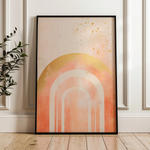 Boho 198 Canvas Art 18" x 24" / 45 x 60 cm / Black