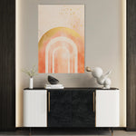 Boho 198 Canvas Art 18" x 24" / 45 x 60 cm / Black