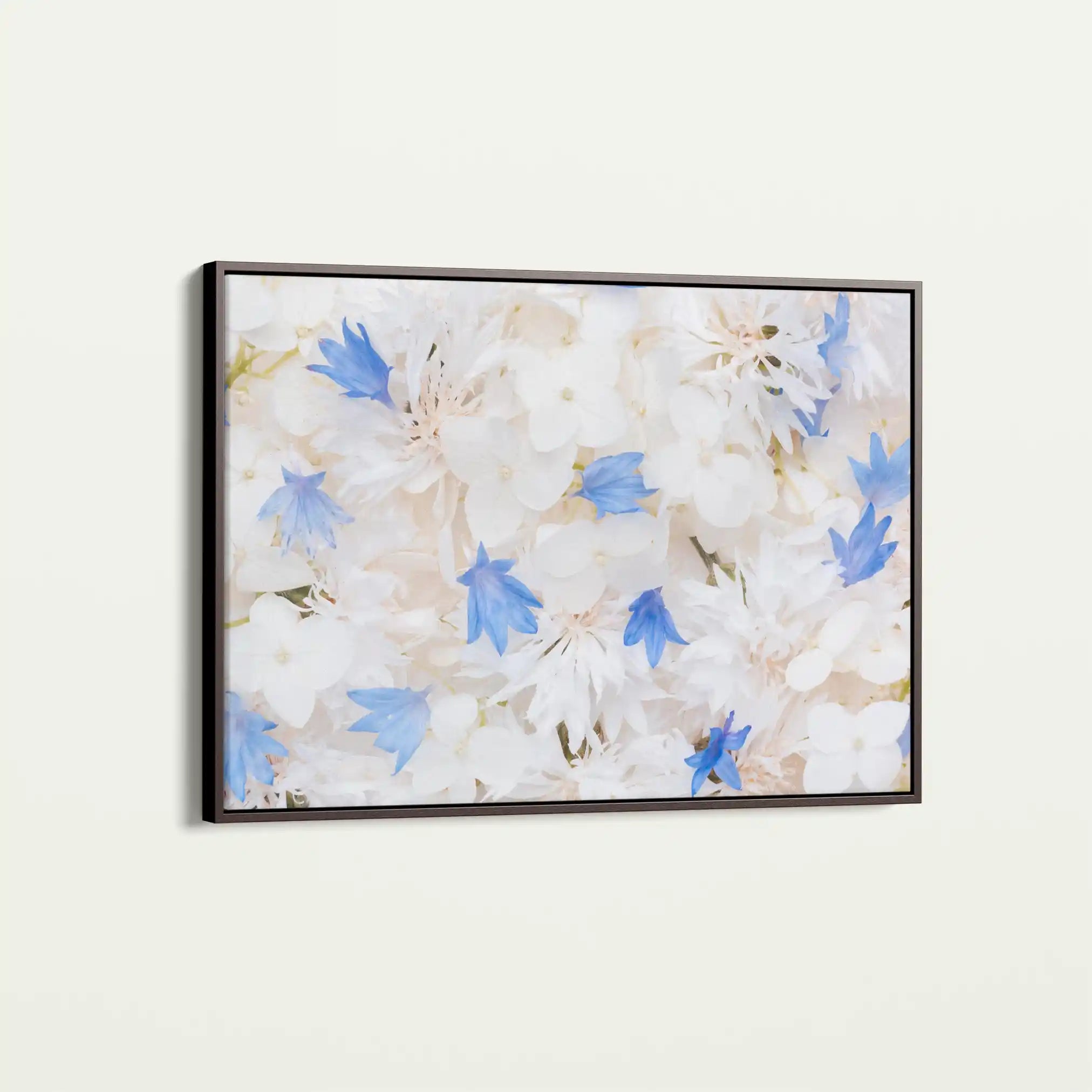 Floral 198 Canvas Art 60 x 40 cm / Black