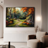 Landscape 198 Canvas Art 18" x 24" / 45 x 60 cm / Black