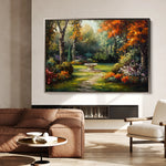 Landscape 198 Canvas Art 18" x 24" / 45 x 60 cm / Black