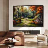 Landscape 198 Canvas Art 18" x 24" / 45 x 60 cm / Black
