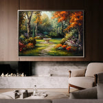 Landscape 198 Canvas Art 18" x 24" / 45 x 60 cm / Black