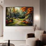Landscape 198 Canvas Art 60 x 40 cm / Black