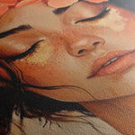 Portrait 198 Canvas Art 18" x 24" / 45 x 60 cm / Black