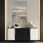 Abstract 1980 Canvas Art 18" x 24" / 45 x 60 cm / Black