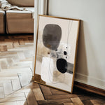 Abstract 1982 Canvas Art 18" x 24" / 45 x 60 cm / Black