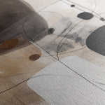 Abstract 1982 Canvas Art 18" x 24" / 45 x 60 cm / Black