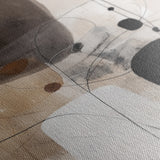 Abstract 1982 Canvas Art 18" x 24" / 45 x 60 cm / Black