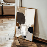 Abstract 1983 Canvas Art 18" x 24" / 45 x 60 cm / Black