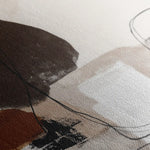Abstract 1983 Canvas Art 60 x 40 cm / Black