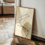 Abstract 1985 Canvas Art 18" x 24" / 45 x 60 cm / Black