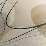 Abstract 1985 Canvas Art 60 x 40 cm / Black