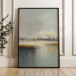 Abstract 1988 Canvas Art 18" x 24" / 45 x 60 cm / Black