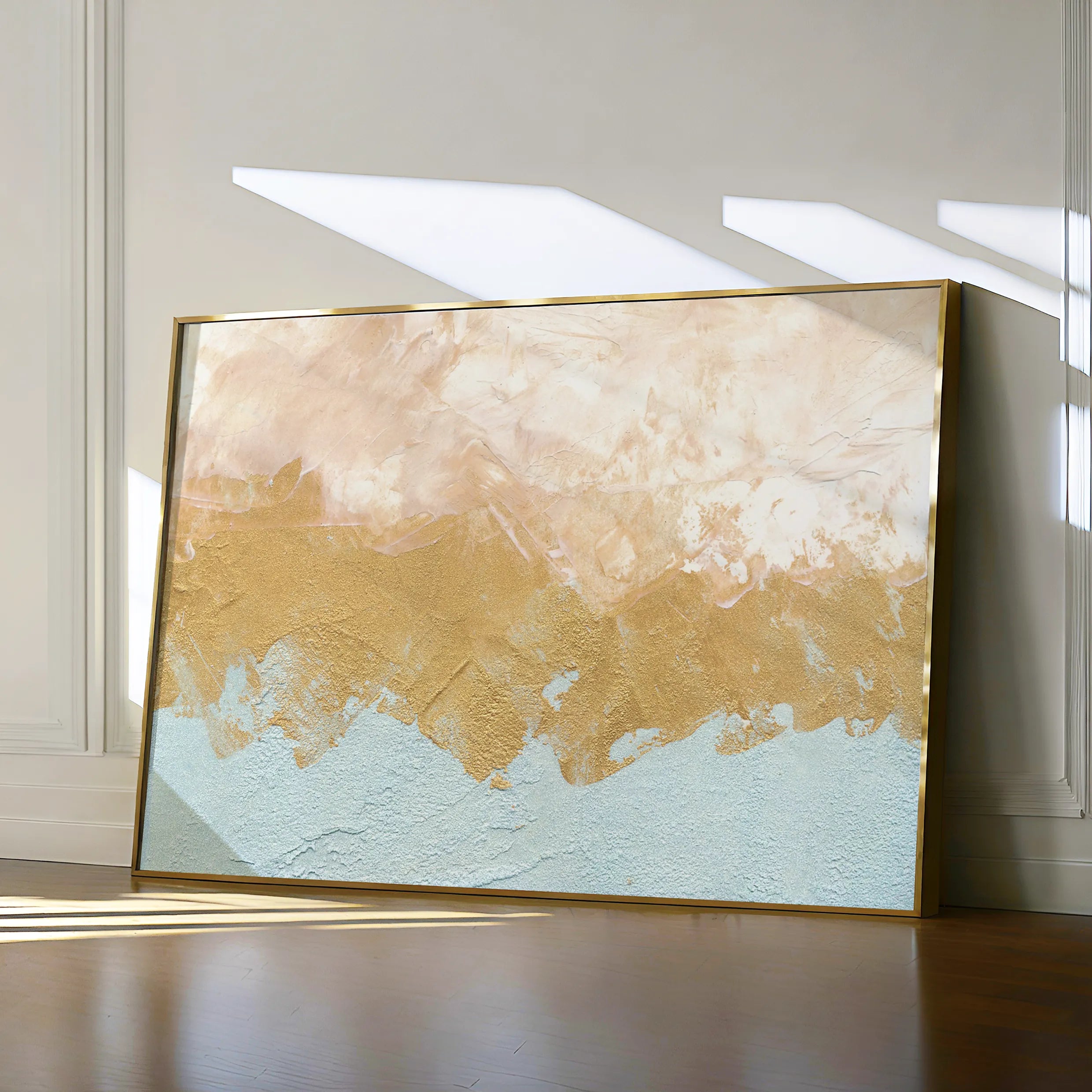 Abstract 199 Canvas Art 18" x 24" / 45 x 60 cm / Black