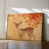 Animals 199 Canvas Art 18" x 24" / 45 x 60 cm / Black