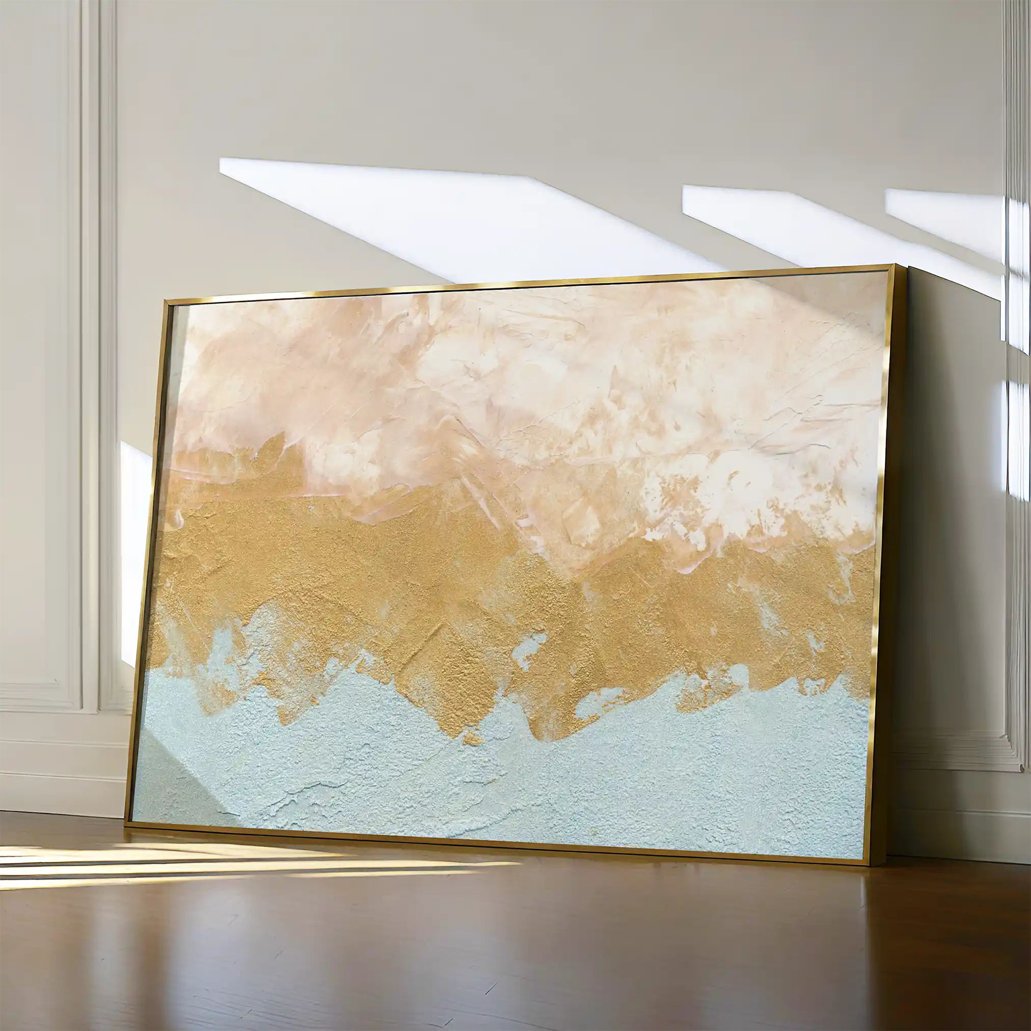 Abstract 199 Canvas Art 60 x 40 cm / Black