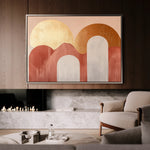 Boho 199 Canvas Art 18" x 24" / 45 x 60 cm / Black