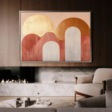 Boho 199 Canvas Art 18" x 24" / 45 x 60 cm / Black