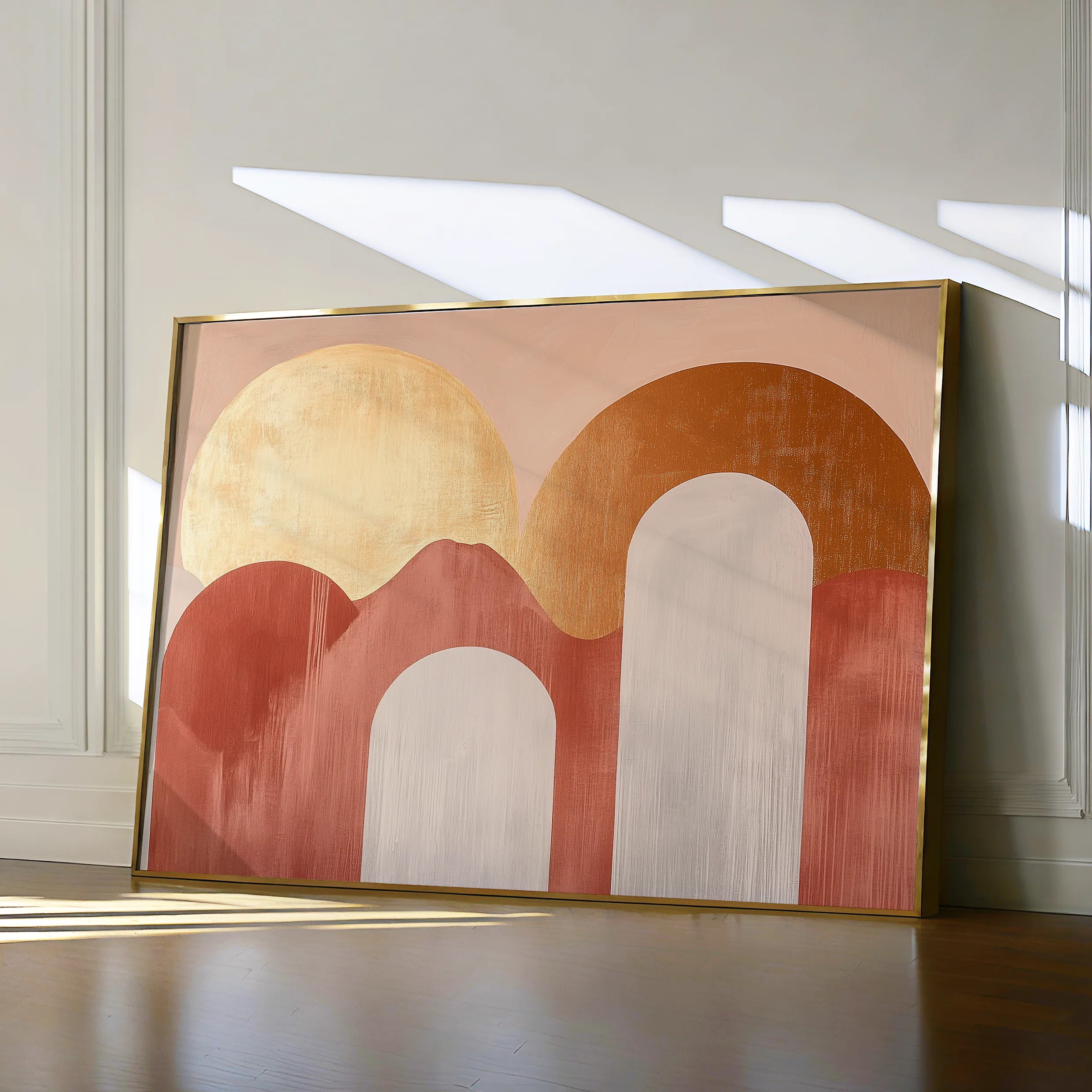 Boho 199 Canvas Art 18" x 24" / 45 x 60 cm / Black