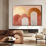 Boho 199 Canvas Art 18" x 24" / 45 x 60 cm / Black