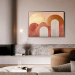 Boho 199 Canvas Art 18" x 24" / 45 x 60 cm / Black