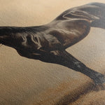 Horses 199 Canvas Art 60 x 40 cm / Black