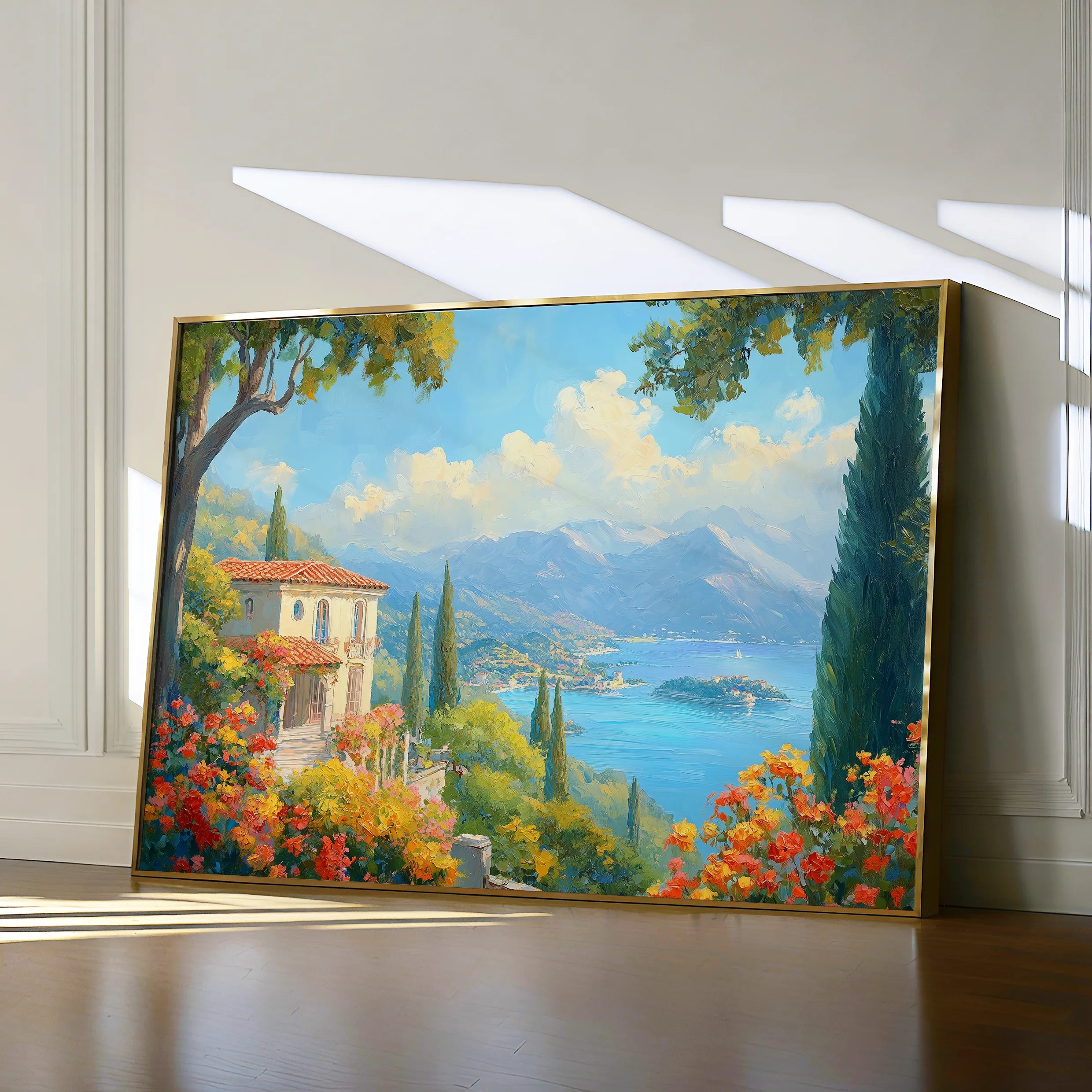 Landscape 199 Canvas Art 18" x 24" / 45 x 60 cm / Black