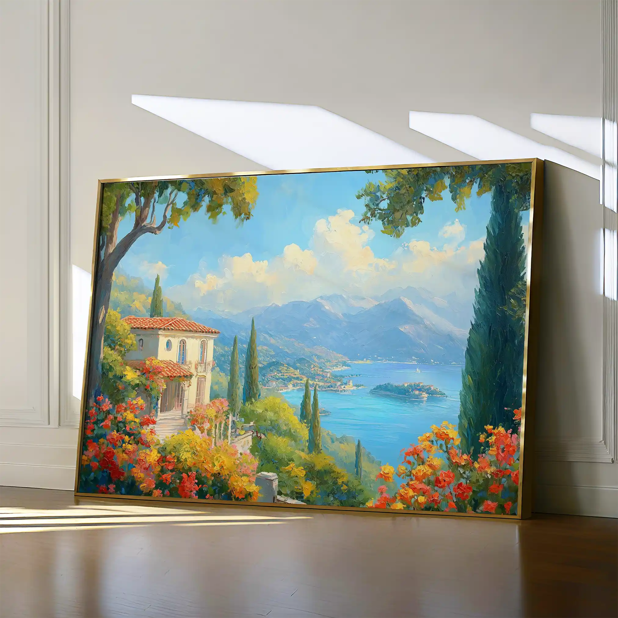 Landscape 199 Canvas Art 60 x 40 cm / Black