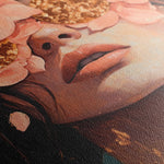 Portrait 199 Canvas Art 18" x 24" / 45 x 60 cm / Black