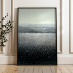 Abstract 1990 Canvas Art 18" x 24" / 45 x 60 cm / Black